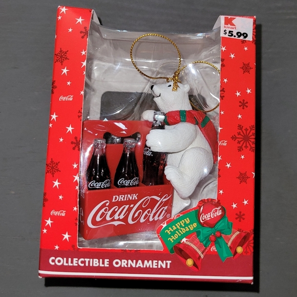Coca Cola Holiday New Vintage Cocacola Polar Bear Ornament Poshmark